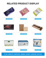 Boîte de présentation pliante de luxe en carton, personnalisable avec logo, en papier kraft, dorure à chaud, gaufrage, pelliculage mat, jetable – Offre Spéciale