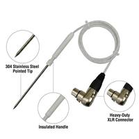 Sonde de température à thermocouple de type K, Pt100, Pt1000, précision 0,5°C, 5x150mm, plage de -30°C à +500°C, pour four