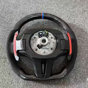 Volante de Cuero Perforado de Fibra de Carbono Personalizado para <span class=keywords><strong>BMW</strong></span> Serie G LCI G20 G30 G21 G22 G23 320i 325i 330i 2019 2020 2023 - Product Image 6