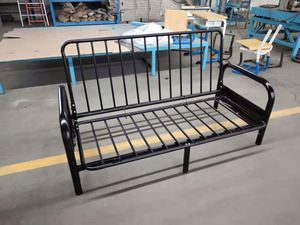 <span class=keywords><strong>Canapé</strong></span> fonctionnel avec cadre en <span class=keywords><strong>fer</strong></span> <span class=keywords><strong>forgé</strong></span>, <span class=keywords><strong>lit</strong></span> de jour en métal avec accoudoir, vente en gros - Product Image 4