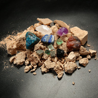 Kit Scientifique STEM pour Enfants : Découvrez les Gemmes – Excavation, Découvertes et Révélation avec de Véritables Pierres Précieuses, Incluant Outils d'Excavation et Plaque de Rayonnement