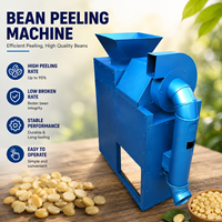 Machine industrielle de décorticage de soja pour le traitement des fèves, haricots noirs, pois et lentilles