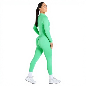 Mono Deportivo de Cintura Alta y Color Sólido, Nuevo Estilo Otoño 2026 - Product Image 1