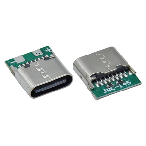 <span class=keywords><strong>USB</strong></span> 3.1 Tipo-C 16P Fêmea Conector Material de cobre com Dual 5.1K resistores para PCB Application Board Montado