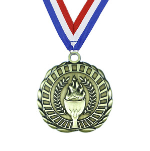 High Quality 3D Gold Powerlifting Championship Medals Factory-Made Zinc Alloy Metal Sports Race Weightlifting Medal - Product Image 5