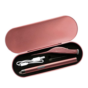 USB Recarregável LED Light <span class=keywords><strong>Ear</strong></span> Cleaning Kit com Cureta de Aço Inoxidável e Plugues Tipo CN para Remoção de Cera - Product Image 1