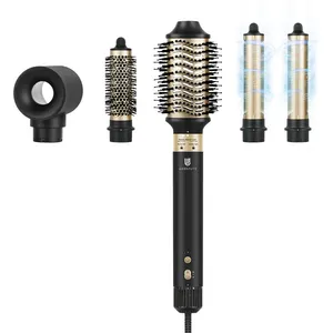 Hottest 110000 rpm bldc Brushless Hair Styling tools Blow dryer brush set air wrap Styler 5 in 1 hot air brush Hair Styler