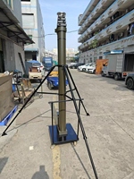 Mât télescopique électromécanique pour véhicules, résistant aux températures extrêmes et aux tempêtes de sable, pour brouilleurs, indicateurs, caméras et positionneurs