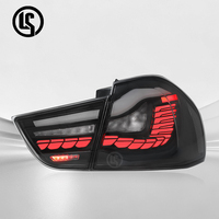 Ensemble de feux arrière LED LS pour BMW Série 3 E90 2009-2012, mise à niveau style écailles de dragon, clignotants dynamiques LED