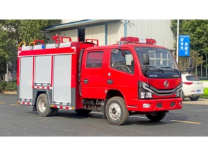 Camion de lutte contre l'incendie polyvalent Dongfeng 4X2 3000L à eau et mousse pour les interventions d'urgence des communes et des usines - Product Image 2