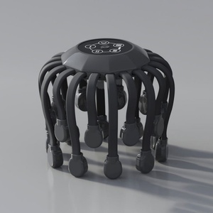 Full Head Octopus <b>Massager</b> New Vibration Rechargeable Spider Sleep Aid Electric Head Massage Machine 20 <b>Massager</b> Heads - Product Image 3