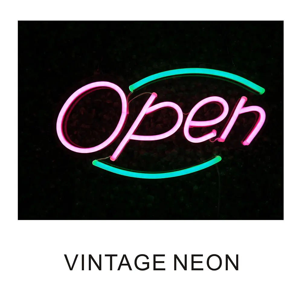 14.5 "Lと8" W Neon Open SignためShop Cafe BarとPub 12V超高輝度ledネオン柔軟なライトチューブカスタマイズされたDIY led