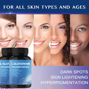 L-<strong>Glutathione</strong> Capsule Collagen Type I, II, III Skin Whitening Pills Lightening with Vitamin C, Hyaluronic Acid,CoQ10,<strong>Selenium</strong> - Product Image 3
