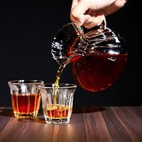 Set Pembuat Kopi Pour-over Modern Minimalis, Server Kopi Berbentuk Lonceng Lebar dari Kaca Borosilikat untuk Dripper dan Tempat Kantong Pour-over