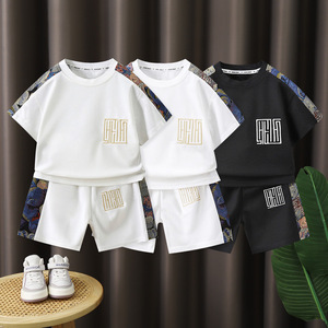 Nueva Ropa Casual de Verano para Niños con Bordado, Conjuntos Casuales de Moda de Manga Corta para Niños y Niñas - Product Image 3