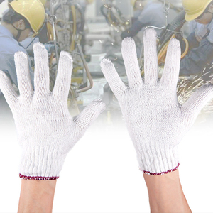 Nuovo Stile Prezzo A Buon Mercato di Lavoro A Maglia 300 Coppie di Cotone Da Lavoro di Sicurezza A Mano Guanto Che Fa La Macchina - Product Image 4