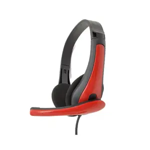 Light Weight Computer Headsets with Microphone Cheap PC Headphone for Business Skype