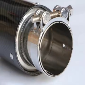 OEM chấp nhận được bm * W loạt m135i m235i m140i đơn ổ cắm thép không gỉ + sợi carbon ống xả Muffler lời khuyên/tailpipes - Product Image 3