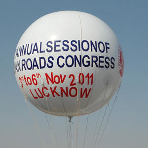 Kunden spezifischer Werbe himmel runder Helium ballon Globo de Luftschiff aufblasbares aufblasbares Werbe luftschiff - Product Image 3