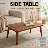 Table basse moderne en bois massif de style nordique pour salon, meubles de maison avec rangement multifonctionnel et design écologique