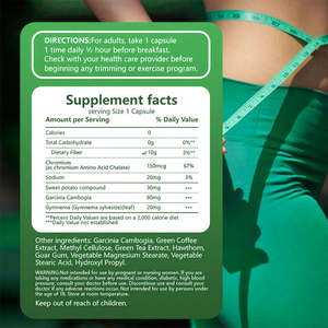 उच्च गुणवत्ता वाले प्राकृतिक वजन घटाने के पूरक फ्लैट पेट सुपर आहार स्लिमिंग भूख सुप्रेसेंट कैप्सूल - Product Image 2