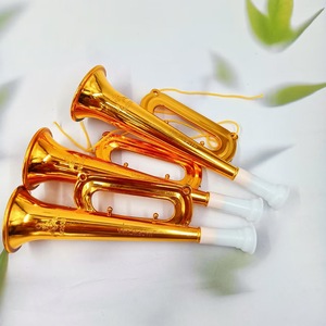 Juguetes de instrumentos musicales, trompeta dorada, accesorios para animar, trompeta de juguete - Product Image 5