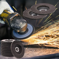 Disco de Láminas de Alúmina Calcinada Dongtai con Respaldo de Fibra de Vidrio 100mm/115mm/125mm, Disco Abrasivo Grano 40-320, OEM ODM OBM