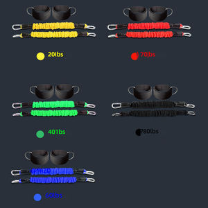 Venta al por mayor logotipo personalizado impreso látex 11 tubos Fitness fábrica al por mayor TPE Fitness ajustable logotipo personalizado gimnasio piel - Product Image 4