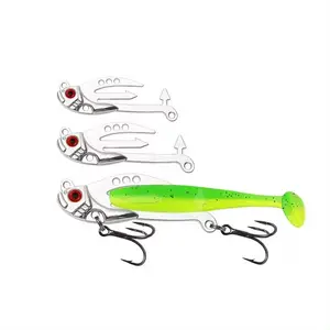 Langsheng New 5g7g11g Metal Sinking Fishing Lure Artificial Vib Lures For Vibration Jerkbait Wobblers River Tackle Spinner Lure