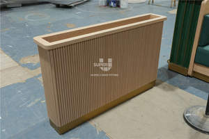 Công Nghiệp Phong Cách Kim Loại Gỗ Bảng Với Bọc Ghế Cafe Đồ Nội Thất Bán Buôn Cà Phê Cửa Hàng Truy Cập Với Một Bằng Đá Cẩm Thạch Hàng Đầu - Product Image 4