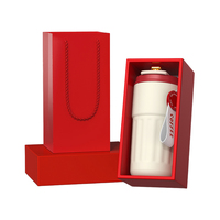Mug isotherme intelligent en acier inoxydable 316 avec logo personnalisé, tasse à café de bureau avec emballage de type tiroir, coffret cadeau d'entreprise