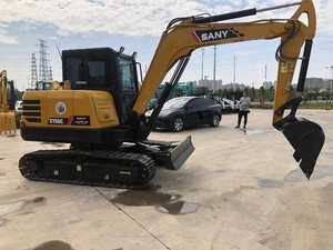 Mini-excavatrice SANY SY60C d'occasion 2022 avec moteur et boîte de vitesses pour la construction et l'exploitation minière (6 TONNES) - Product Image 2