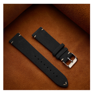 حزام ساعة من جلد الغزال YY - 14 مم 16 مم 18 مم 20 مم 22 مم حزام ساعة من الجلد الغزال للرجال أو النساء - Product Image 6