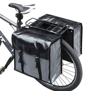 กระเป๋าจักรยานกันน้ำ BSCI Factory Bike Pannier Bags สำหรับใส่ของชำ ขนาด 40 ลิตร แบบคู่ พร้อมสายรัดปรับได้ เหมาะสำหรับจักรยานเสือภูเขา - Product Image 3