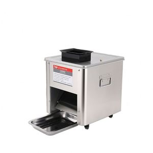 Nueva Máquina Cortadora de Carne Eléctrica Comercial Automática de Acero Inoxidable con Grosor Ajustable, Rebanadora Pequeña Portátil - Product Image 1