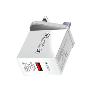 QC3.0 Single Port USB Travel Charger 3A Fast Charging Mobile Phone Adapter with <b>Power</b> <b>Supply</b> for iPhone 16 EU US UK Compatible - Product Image 3