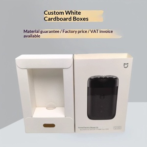 Custom foldable drawer box for electric shavers, white cardstock <b>packaging</b> with full color <b>printing</b> and design <b>services</b> - Product Image 3