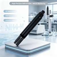 Sonde de surveillance d'ammoniac et d'azote NH4-N LoRaWAN alimentée par batterie pour l'acquaculture hors réseau et la surveillance des eaux usées, prise en charge OEM