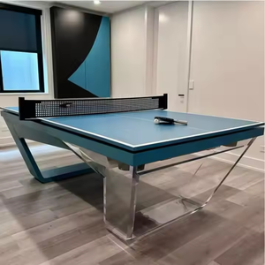 Mesa de billar de lujo de alta calidad para tenis de mesa, mesa de billar de lujo 3 en 1 con ping pong y 7 pies, 8 pies y 9 pies para oficina - Product Image 4
