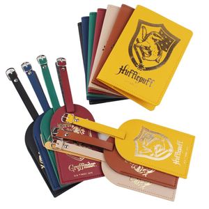 Ensemble d'étiquettes de bagage portables en cuir PU de luxe avec logo personnalisé, anti-RFID, et porte-cartes de crédit antimagnétique pour croisière - Product Image 5