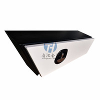 880/750mm aluminium biseauté sous le corps ute plateau boîte à outils 4x4 pour pick-up/camions