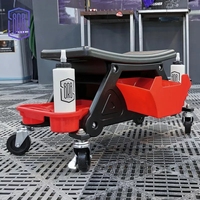 Siège de voiture coulissant, tabouret multifonctionnel pour lavage de voiture, cire à polir T-711A