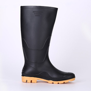 Botas de Lluvia de PVC Negras Tiger Master al por Mayor, Impermeables, Antideslizantes, Ligeras, Antiestáticas, para Jardín y Granja, OEM - Product Image 4