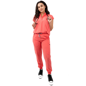 Medical Hospital <b>Scrubs</b> Uniforms Woven Eco-Friendly Plus Size Custom Sizes Wholesale Nursing <b>Scrub</b> <b>Sets</b> - Product Image 3