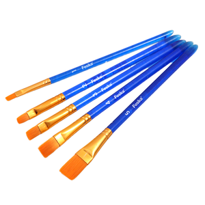<span class=keywords><strong>Pinceau</strong></span> Foska de bonne qualité pour <span class=keywords><strong>peinture</strong></span> à l'huile, à l'aquarelle et à l'acrylique, manche en plastique, poils en nylon, pour enfants et adultes, fournitures d'art pour le <span class=keywords><strong>dessin</strong></span> - Product Image 1