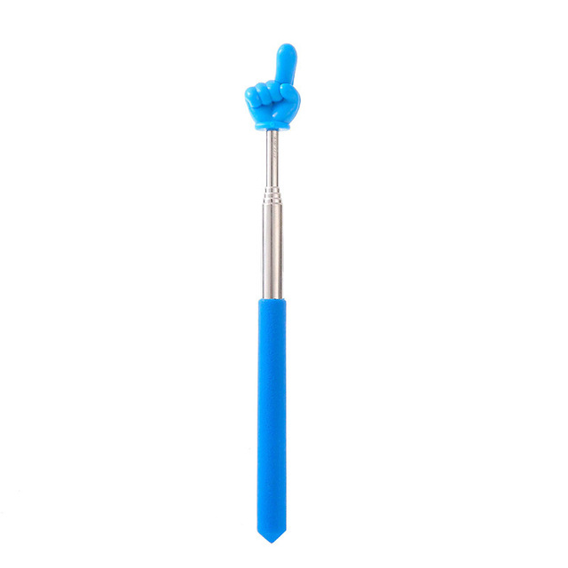2024 New Colors Pastel Telescopic Finger Pointer Toy Small Hand Teaching Baton with Pointer Finger Stick for Reading