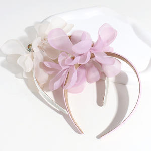 طوق رأس زهور أنيق جديد الأكثر مبيعًا مع حجر الراين هدية شعور راقية عقال الزفاف - Product Image 2