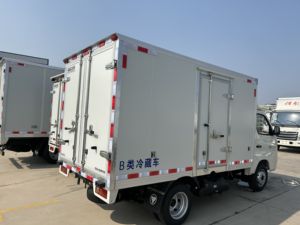 Petit camion frigorifique pour la vente de fruits de mer, de <span class=keywords><strong>viande</strong></span> et de poisson, carrosserie CKD, camion frigorifique, boîte en FRP - Product Image 4