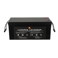 Batterie Lifepo4 12.8v 300ah batterie lithium-ion cycle profond 12v 300ah pack lithium-fer phosphate avec contrôle d'application Bms