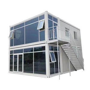 Casa Contenedor Prefabricada, Oficina Moderna Pequeña, Casa de Vidrio Plano - Product Image 5